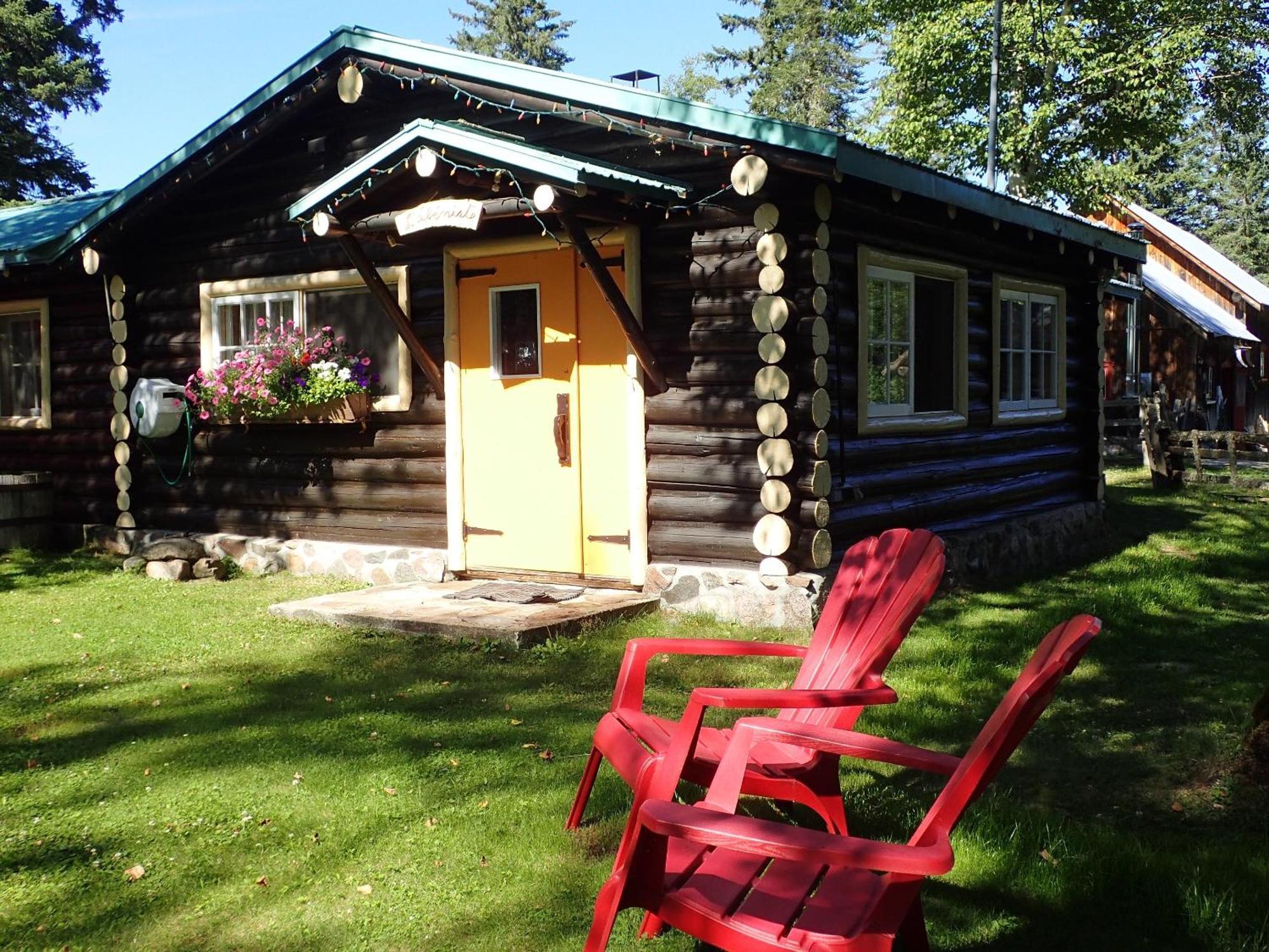 Domaine Le Bostonnais - Le Village En Bois Rond La Tuque Ruang foto