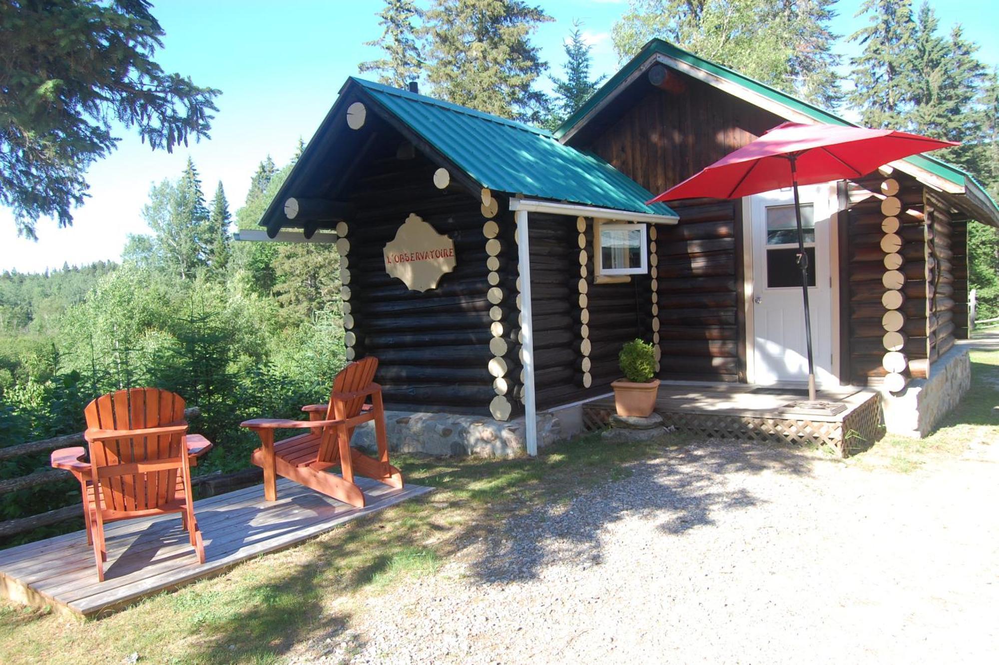 Domaine Le Bostonnais - Le Village En Bois Rond La Tuque Ruang foto